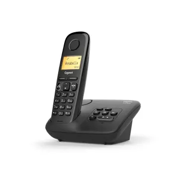 Analog-/DECT-Telefon Gigaset A270A Anruferkennung Kabelloser Handapparat Schwarz