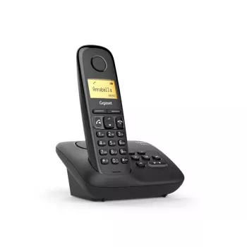 Analog-/DECT-Telefon Gigaset A270A Anruferkennung Kabelloser Handapparat Schwarz