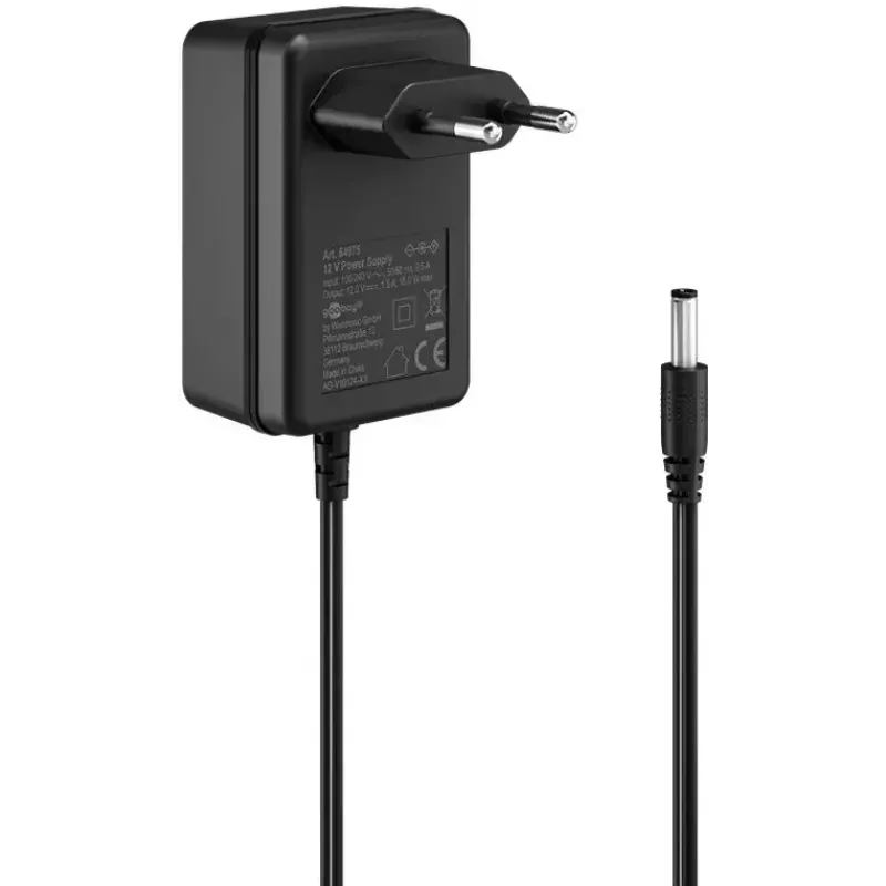 Goobay Mobiles Ladegerät 64975 Indoor AC Schwarz 1,8 m Kabel