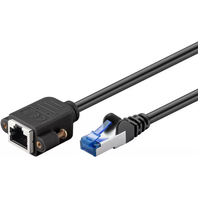 Netzwerkkabel Goobay 65645 RJ-45 Cat6a 5 m Schwarz