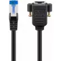 Netzwerkkabel Goobay 65645 RJ-45 Cat6a 5 m Schwarz