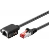 Netzwerkkabel Goobay 65637 RJ-45 Cat6 1m Schwarz