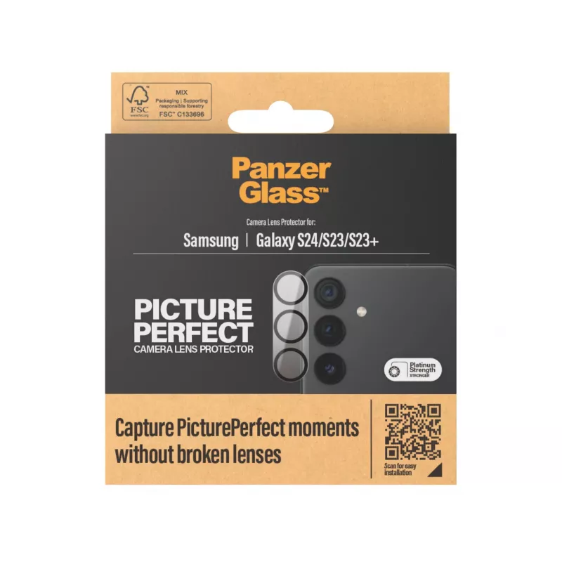 Kamera-Objektivschutz PanzerGlass Samsung Galaxy S24 S23 S23 Plus kratz- und stoßfest