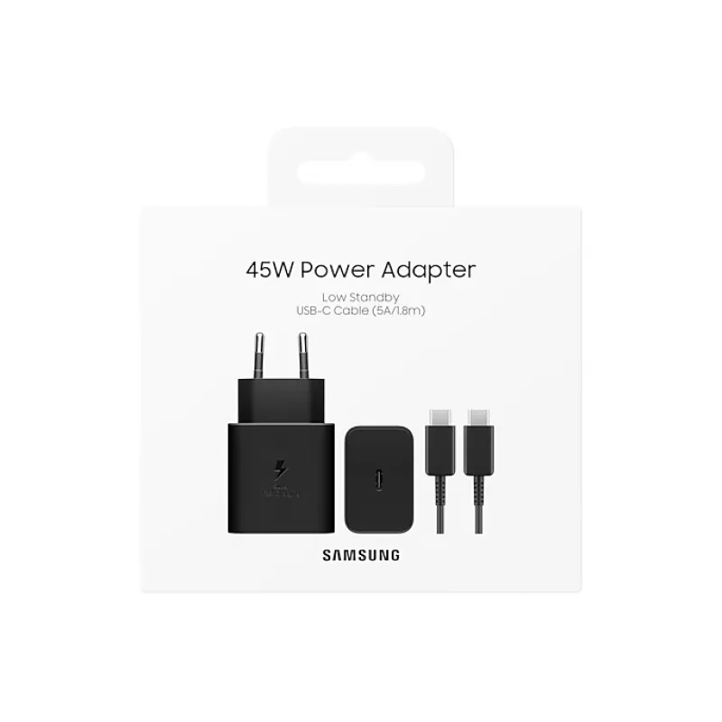 Samsung EP-T4511XBEGWW mobiles Ladegerät Universal Schwarz AC Schnellladen Indoor