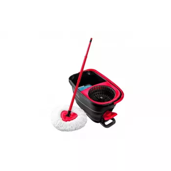 Wischsystem Vileda Turbo Smart Einzeltank Schwarz Rot 166140