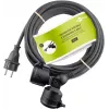 Verlängerungskabel Goobay 65435 10m 2 AC-Steckdosen Outdoor Schwarz