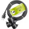 Stromverlängerung Goobay 65438 10m 3 AC-Steckdosen Outdoor Schwarz
