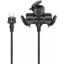 Stromverlängerung Goobay 65438 10m 3 AC-Steckdosen Outdoor Schwarz