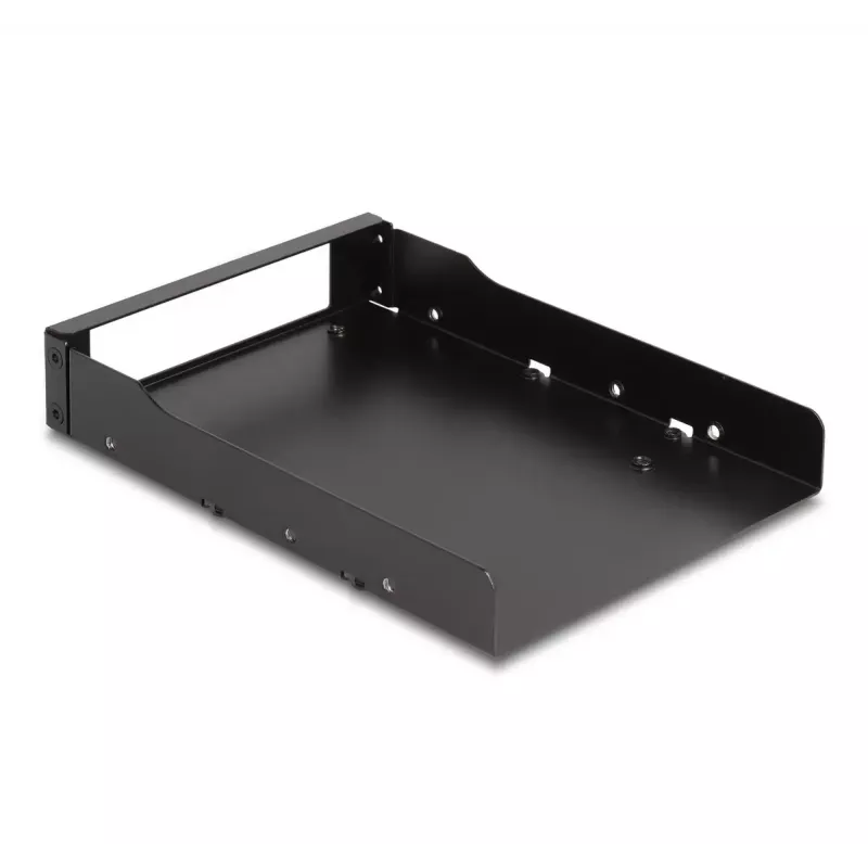 Einbaurahmen DeLOCK 3,5 Zoll Metall-Einbaurahmen für schlank Bay Mobile Rack Schwarz