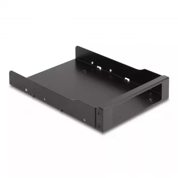 Einbaurahmen DeLOCK 3,5 Zoll Metall-Einbaurahmen für schlank Bay Mobile Rack Schwarz