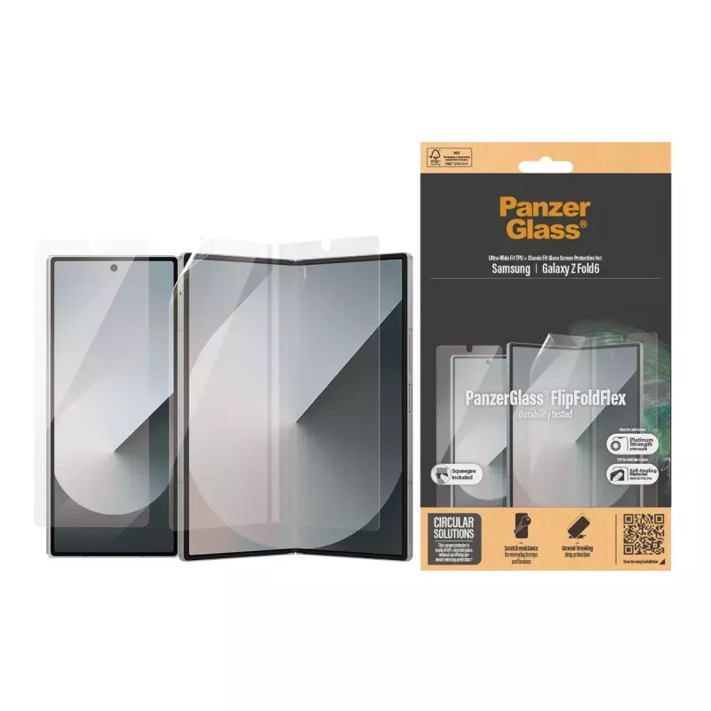 Bildschirmschutzfolie PanzerGlass Samsung Galaxy Z Fold6 kratz- und stoßfest