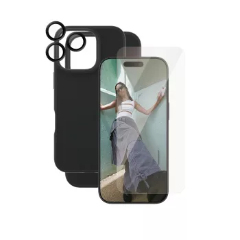 3-in-1 Bundle PanzerGlass CARE by Fashion iPhone 16 Pro