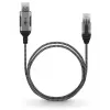 Kabeladapter Goobay 74400 USB 3.0 Typ A RJ45 15m Schwarz Silber