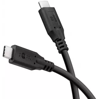 Goobay USB Kabel 74728 USB 3.2 Gen 1 2m USB C Schwarz