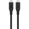 Goobay USB-Kabel USB 3.2 Gen 1 3m USB C Schwarz