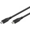 Goobay USB-Kabel USB 3.2 Gen 1 3m USB C Schwarz