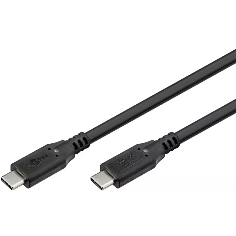 Goobay USB-Kabel USB 3.2 Gen 1 3m USB C Schwarz