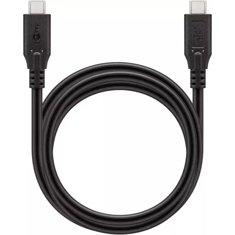Goobay USB-Kabel USB 3.2 Gen 1 3m USB C Schwarz