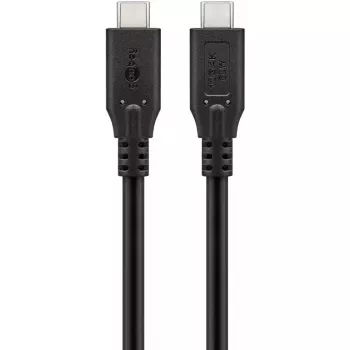 USB-Kabel Goobay 74207 USB 3.2 Gen 1 2 m USB-C Schwarz