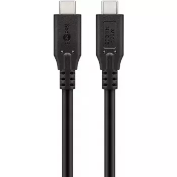 USB-Kabel Goobay 74196 USB4 Gen 2x2 1,5 m USB-C Schwarz