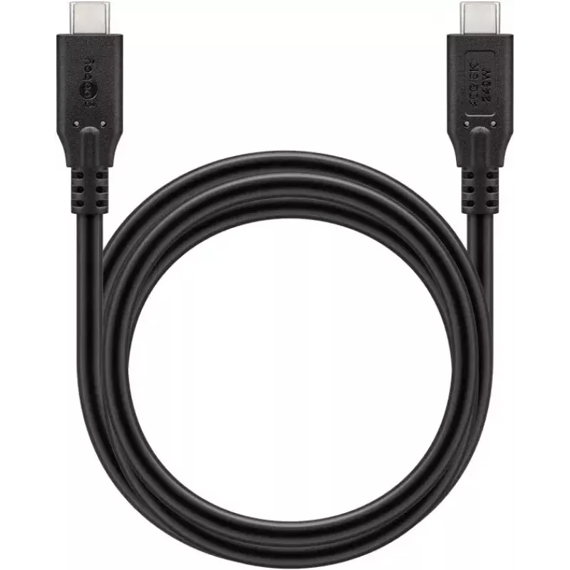 USB-Kabel Goobay 74184 USB4 Gen 2x2 1,5 m USB C Schwarz