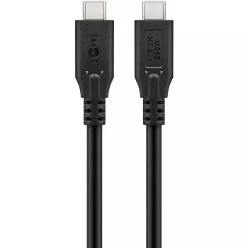 USB-Kabel Goobay 74184 USB4 Gen 2x2 1,5 m USB C Schwarz