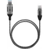 Goobay 74394 USB 3.0 Typ A auf RJ45 Kabel 1,5 m Schwarz Silber