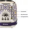 Ariete 0155/0C Toaster 2 Scheiben 815 W Blau Mehrfarbig