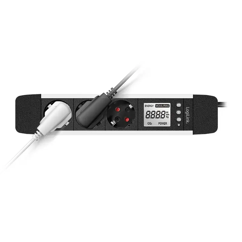 Power Extension 2Direct LPS285 1,4m 3 AC-Steckdosen Indoor Schwarz Silber