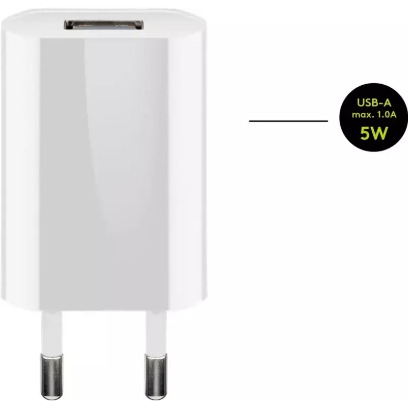 Ladegerät-Set Goobay 5W Apple Lightning Indoor AC Mobiltelefon