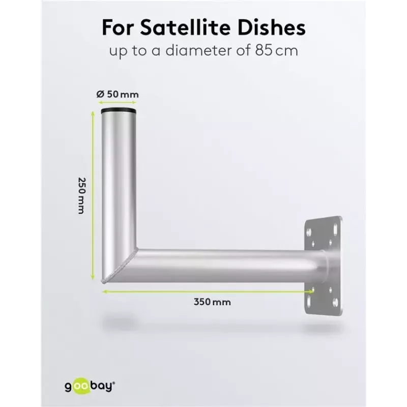Goobay 67301 Satellitenschüssel-Wandhalterung