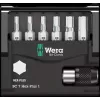 Wera Bit-Check 7 Hex-Plus 1 Schraubendreher-Bit-Set, 7 Stück, H2-H6