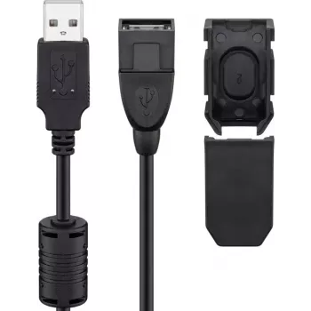 USB-Kabel Goobay 93284 USB 2.0 2 m USB A Schwarz