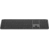 Logitech K950 Signature schlank Tastatur Office RF Wireless Bluetooth QWERTY Dänisch Finnisch Nordisch Schwedisch Graphit