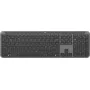 Logitech K950 Signature schlank Tastatur Office RF Wireless Bluetooth QWERTY Dänisch Finnisch Nordisch Schwedisch Graphit