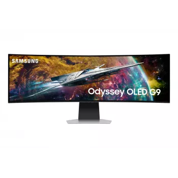 Samsung G95SC Computermonitor 124,5 cm (49 Zoll) 5120 x 1440 Dual QHD OLED Silber