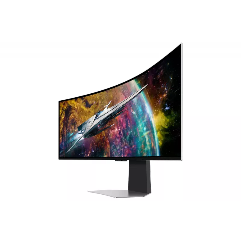Samsung G95SC Computermonitor 124,5 cm (49 Zoll) 5120 x 1440 Dual QHD OLED Silber