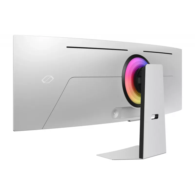 Samsung G95SC Computermonitor 124,5 cm (49 Zoll) 5120 x 1440 Dual QHD OLED Silber
