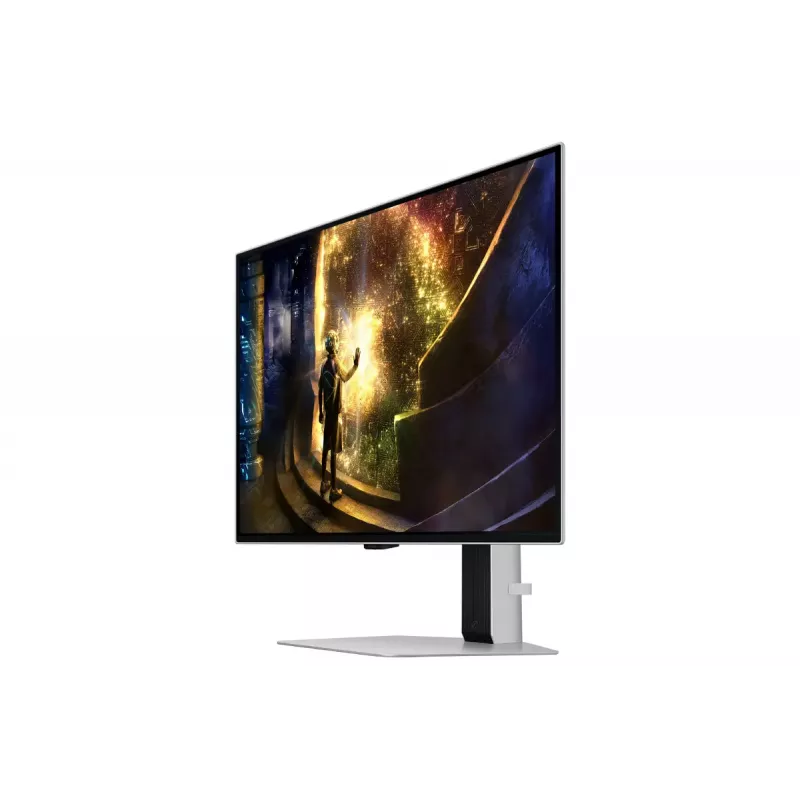 Samsung G61SD Computer Monitor 68,6 cm (27 Zoll) 2560 x 1440 Pixel Quad HD OLED Silber