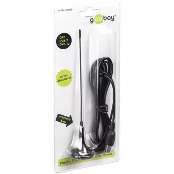 Antenne Goobay Passiv DVB-T2 (HD) Mini Magnetisch