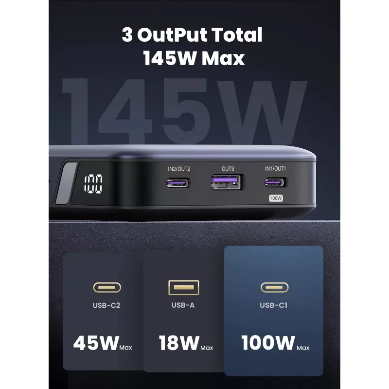 Tragbare Powerbank 25000 mAh Ugreen 90597A