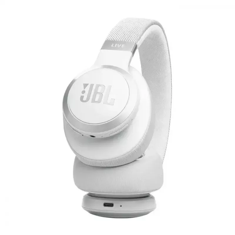 JBL Live 770NC Kopfhörer Over-Ear, kabellos, Anrufe/Musik, Bluetooth, Weiß