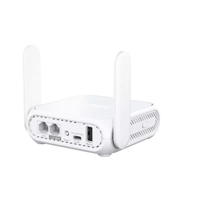 ASUS RT-BE58 Go Wireless Router 2,5 Gigabit Ethernet Dualband (2,4 GHz / 5 GHz) Weiß
