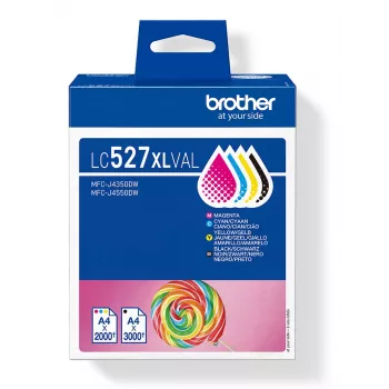 Cartridge Brother LC-527XLVAL Multipack MFCJ4350DW/4550DW Farbe