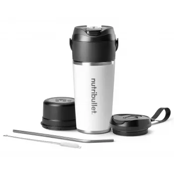 NutriBullet Flip 0.59 L Tragbarer Mixer Schwarz, Weiß