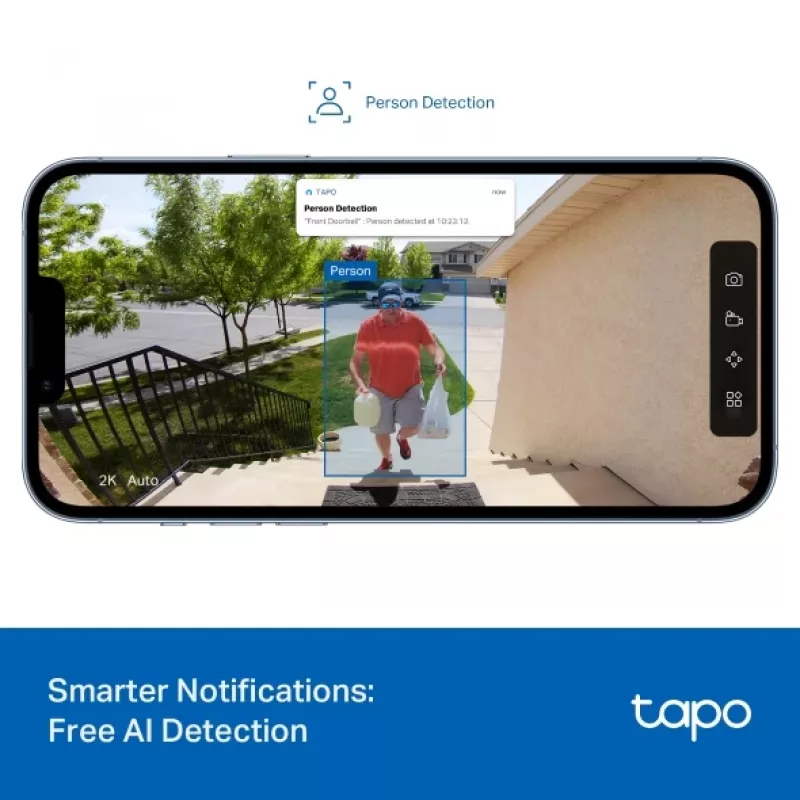 TP-Link Tapo D205 Video-Türsprechanlage 3 MP Schwarz