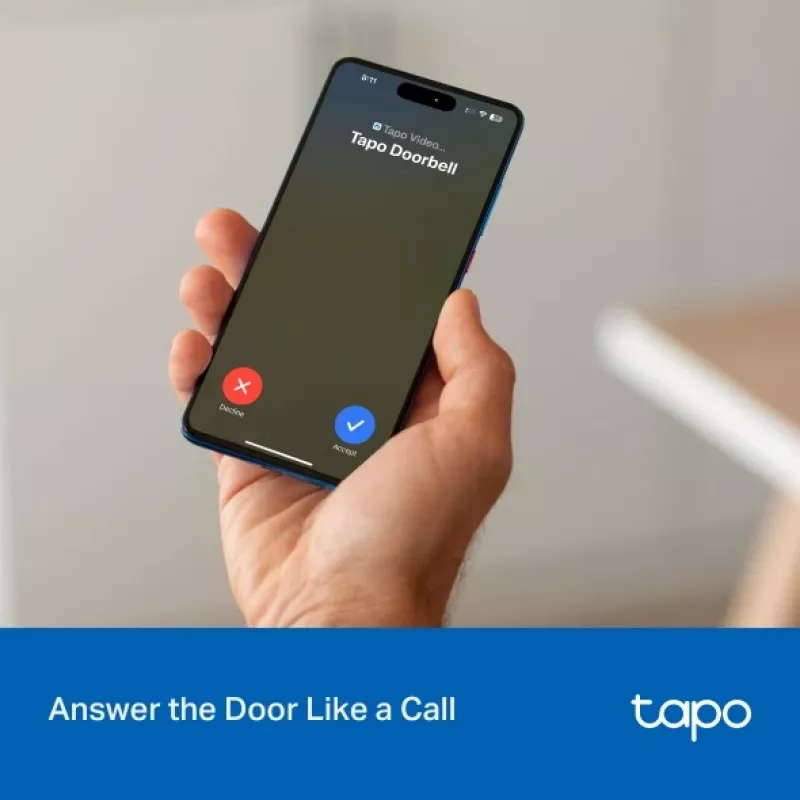 TP-Link Tapo D205 Video-Türsprechanlage 3 MP Schwarz