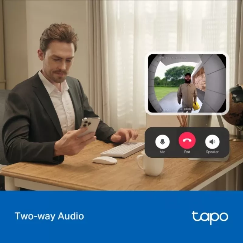 TP-Link Tapo D205 Video-Türsprechanlage 3 MP Schwarz