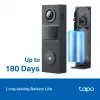 TP-Link Tapo D205 Video-Türsprechanlage 3 MP Schwarz