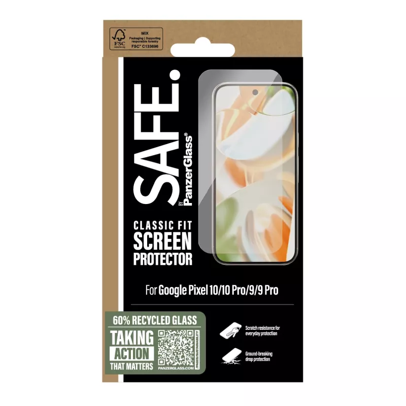 Displayschutz PanzerGlass SAFE. by Google Pixel 10 10 Pro 9 9 Pro Kratz- und stoßfest